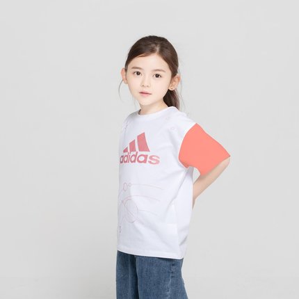 阿迪达斯官网 adidas LG PES TEE 小童装训练运动短袖T恤GL1340 105CM